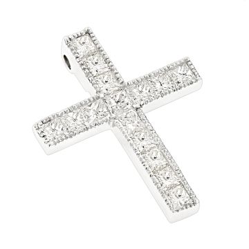 Men's and Women's Diamond Cross Pendant | 14K Gold | 2.55ct