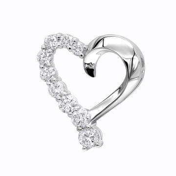 Women's Diamond Heart Pendant | 14K Gold | 1.5ct