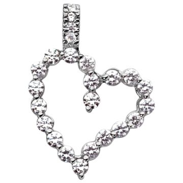 Women's Diamond Heart Pendant | 14K Gold | 2.12ct