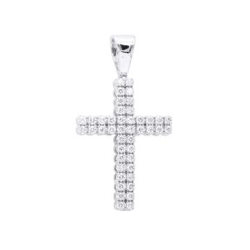 Men's and Women's Diamond Cross Pendant | 10K Gold | 1.5ct