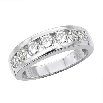 18K Gold Diamond Ring for Men and Women 1.5ct