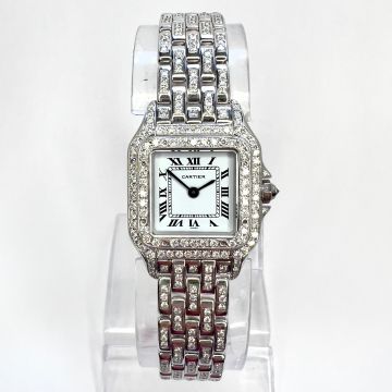 18K Gold Women's Cartier Watch | Panthere | 23 mm | White Dial