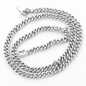 Men's Diamond Cuban Link Chain | Solid Platinum | 10.25ct