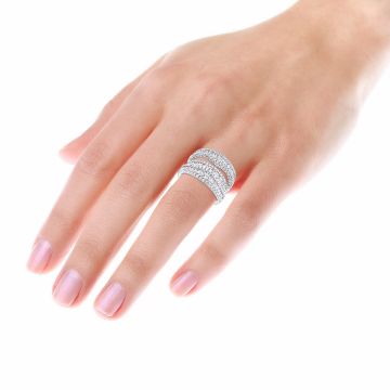 Women's Diamond Cocktail Right Hand Ring | 14K Gold | SI | 2.75ct