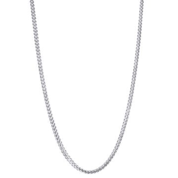 14K White Gold Chain For Men Solid Franco Chain