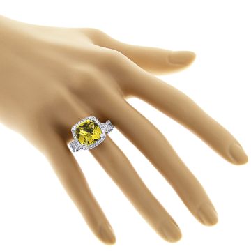 Women's Diamond Bezel Cocktail Ring | 14K Gold | SI | 1.3ct