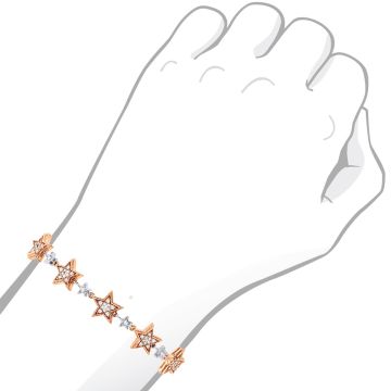 Women's 14K Gold Natural or Lab-Grown Diamond Designer Bracelet | Pave Prong Set | Lobster Claw Clasp | 1.5ct