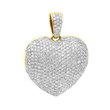 Women's Diamond Heart Pendant | 14K Gold | 2.5ct