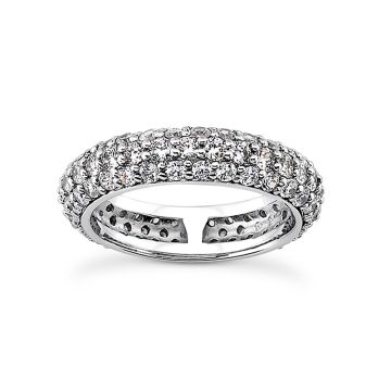 Men's and Women's Diamond Eternity Ring | Platinum | VS | 1.7ct