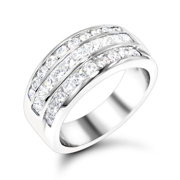 Women's Diamond Wedding Ring | Platinum | VS | 2ct