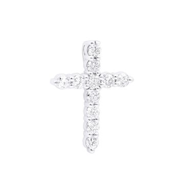 Men's and Women's Diamond Cross Pendant | 14K Gold | 2.5ct