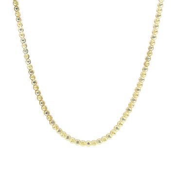 Men's Diamond Chain Necklace | Solid 14K Gold | 5ct