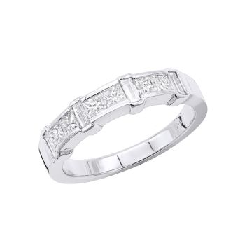 Women's 14K Gold Diamond Anniversary Wedding Ring | Channel Set | 1.3ct